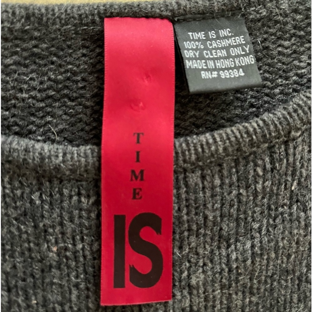 TIME IS - cashmere oversized 1 size sweater